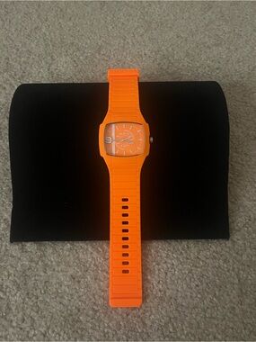 Diesel Orange Silicone Sport Watch. PRICE IS FIRM.